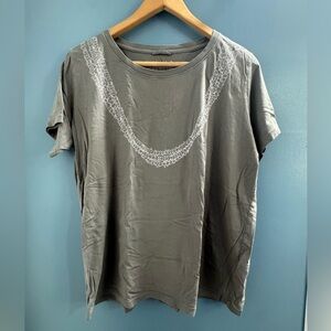 Mahina Made Lei Tee - Size XL Gray